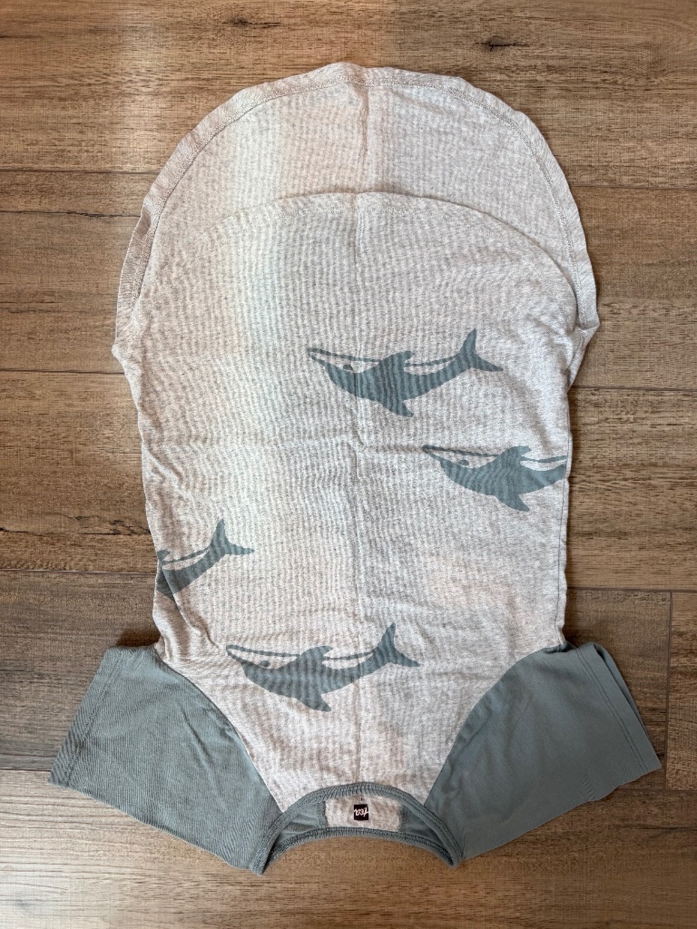 Tea Collection Girls Whale Graphic High-Low T-Shirt Size 12